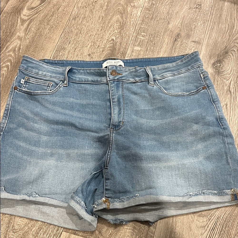 Judy Blue Light Blue Jean Shorts